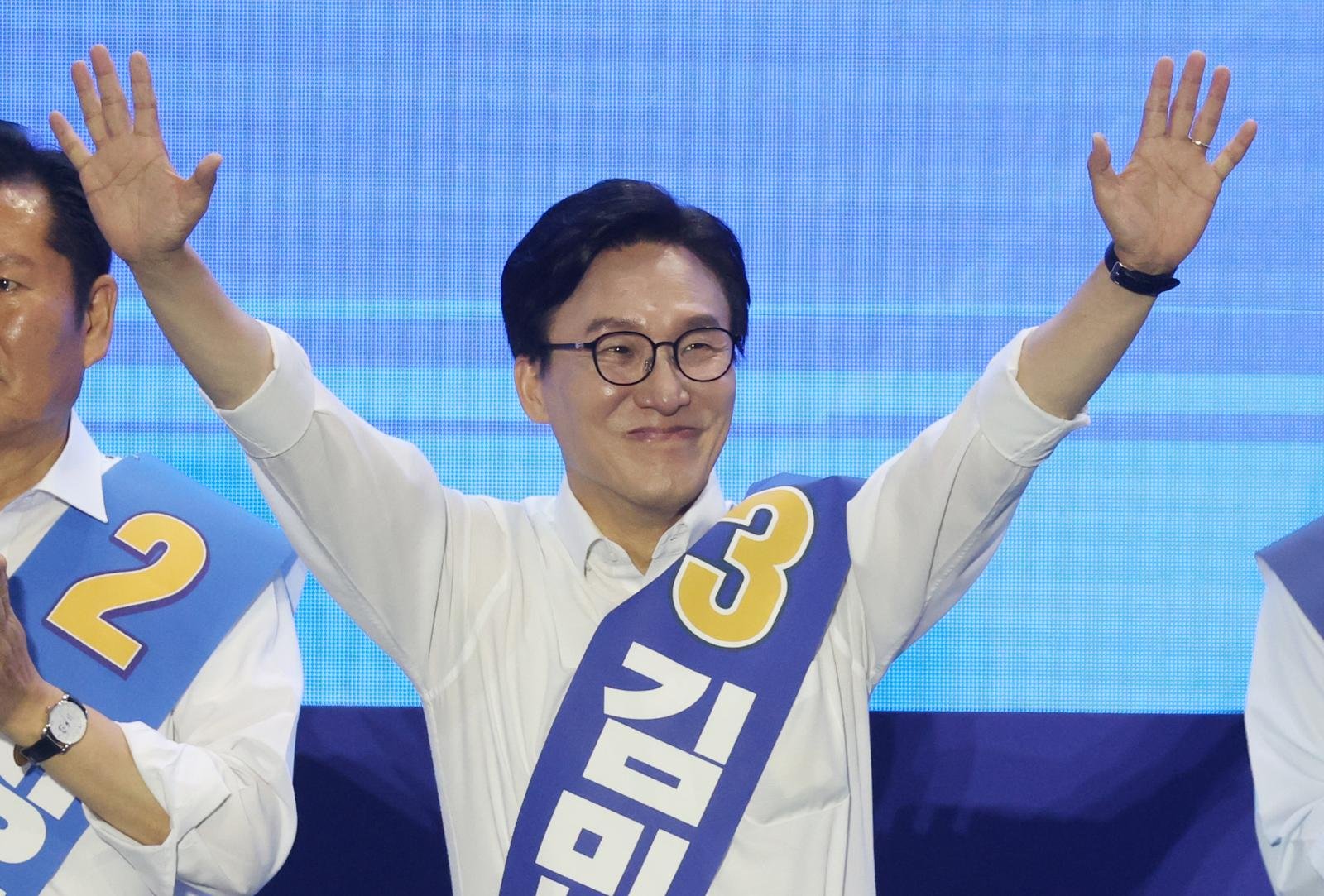 김민석, 민주당 신임 대표 선출…득표율 54.08%